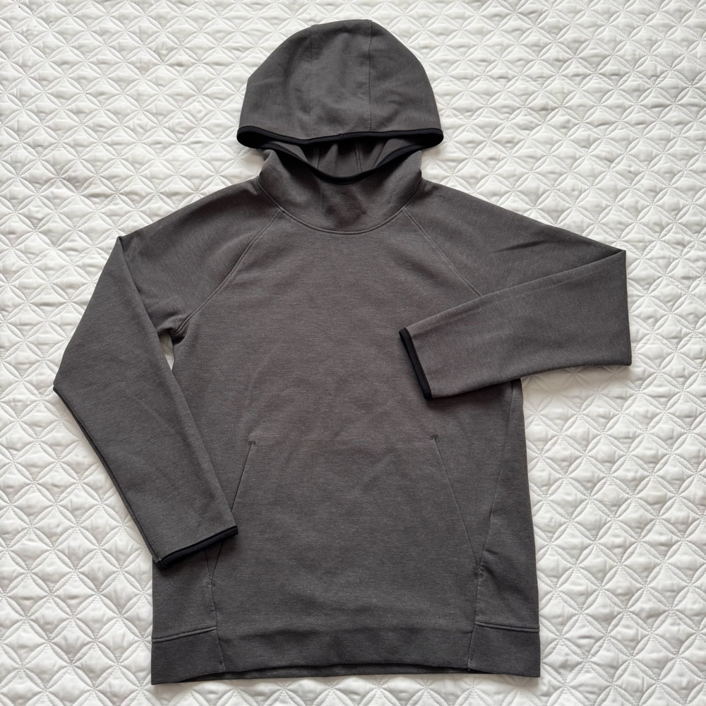 Old Navy Boys Dynamic Fleece Pullover Hoodie Charcoal Gray Size Large 10-12